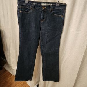 DKNY SOHO DARK WASH JEANS SZ 12R EUC NICE DETAILED BACK POCKETS